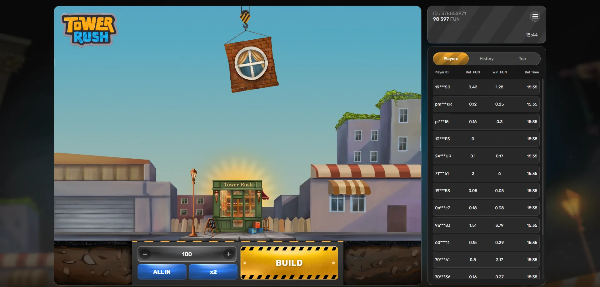How to start playing Tower Rush — step by step registration guide
